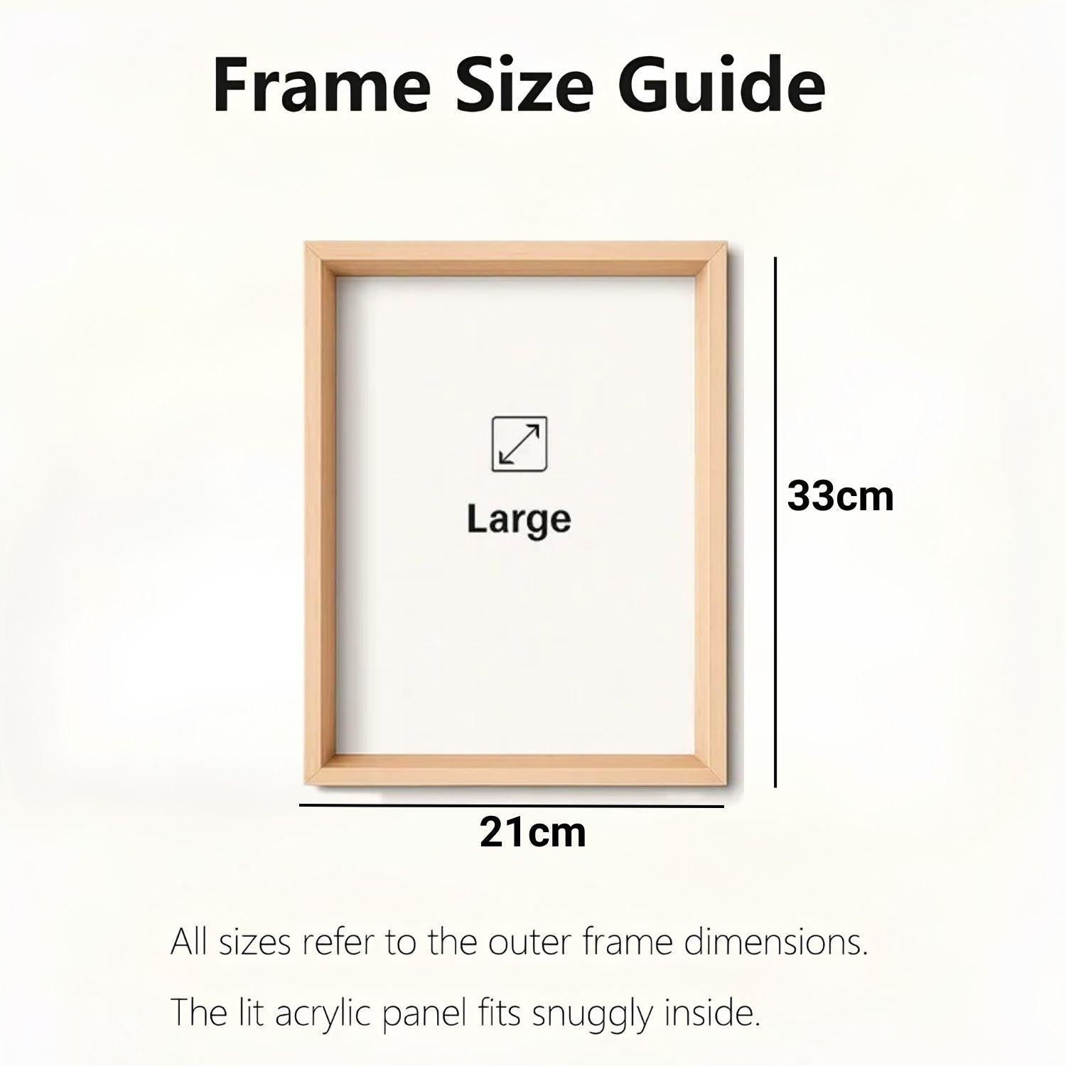 Anime Light Painting LED Frame - Nakama Lebanon