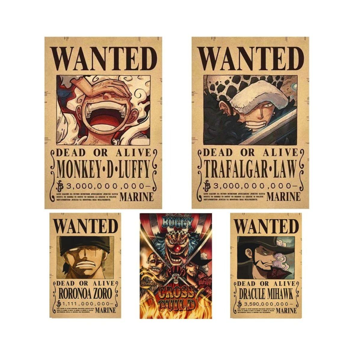 One Piece Wanted Poster