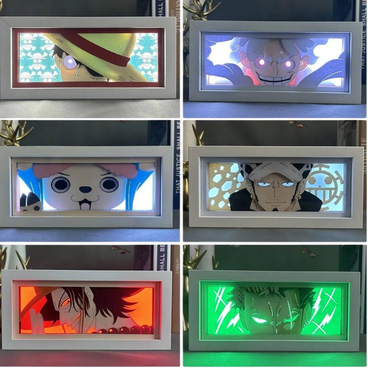 One Piece 3D LED Light Box Anime Decor - Nakama Lebanon