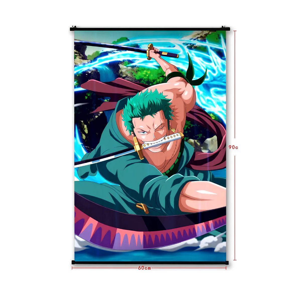 One Piece Zoro Wall scroll