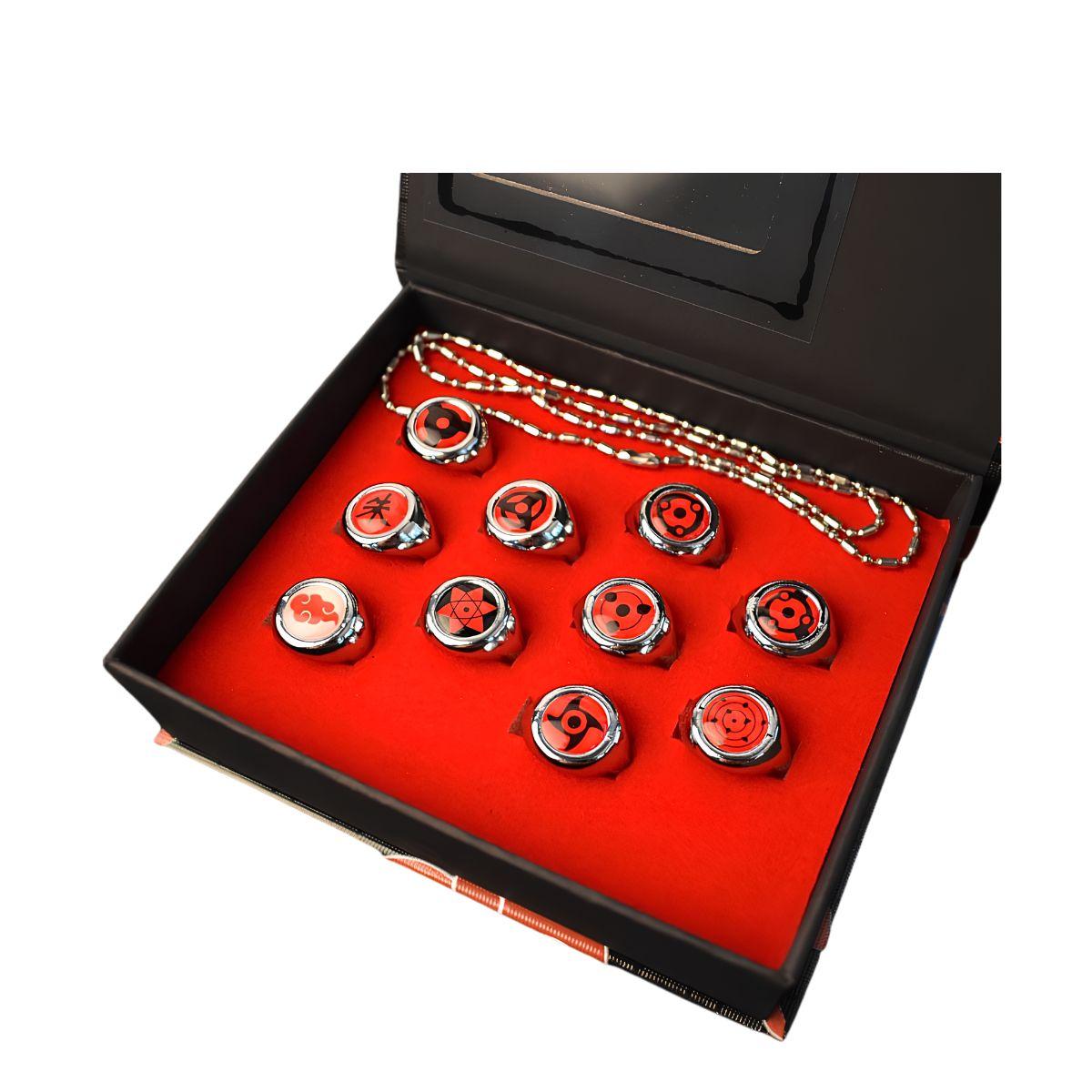 Naruto Sharingan Rings Set – Anime Accessories Lebanon
