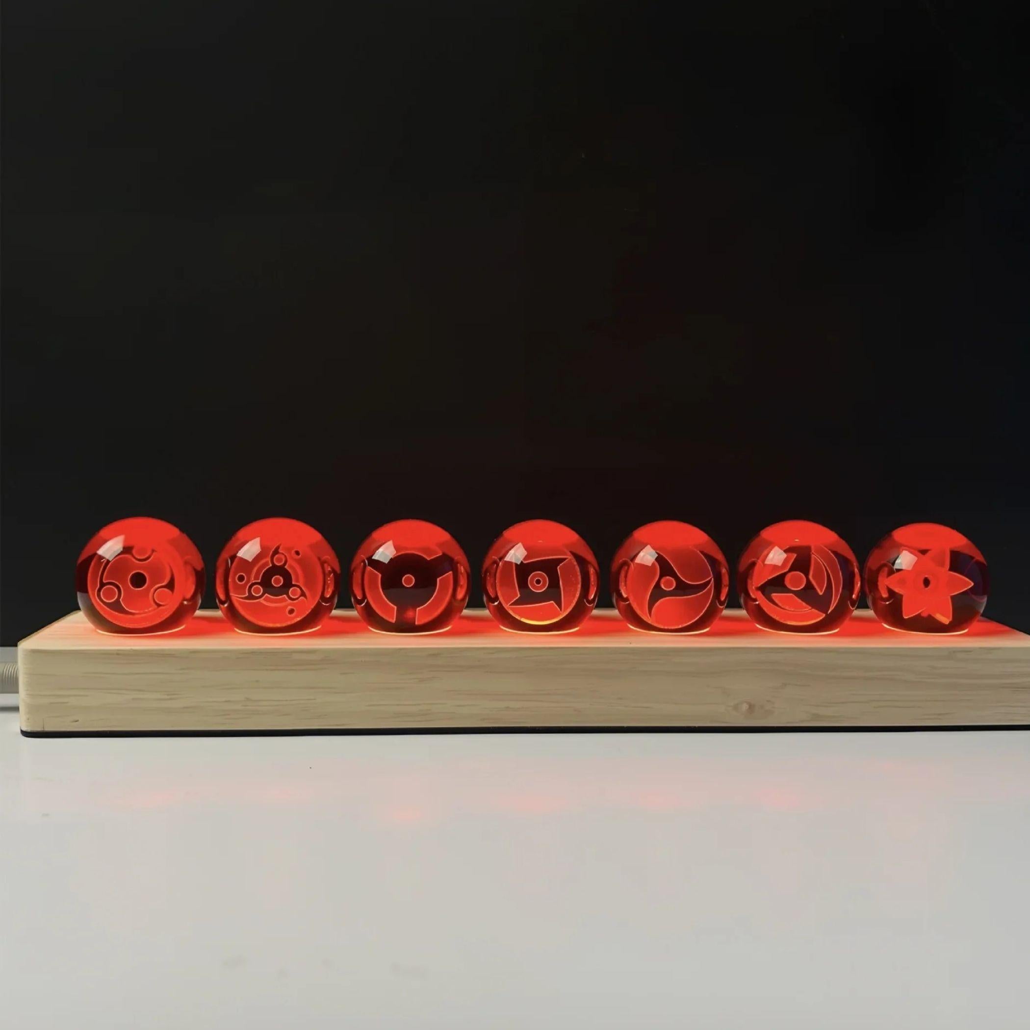 Naruto Sharingan Crystal Ball Night Light Lamp Set - Nakama Lebanon