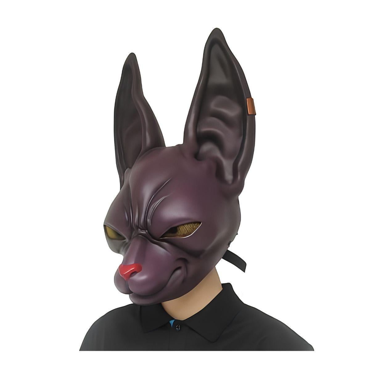 Dragon Ball Beerus Cosplay Resin Mask detail shot – Anime Cosplay Mask Lebanon