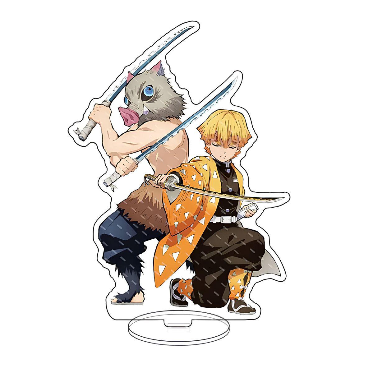 Demon Slayer Zenitsu Inosuke Acrylic Figure - Nakama Lebanon