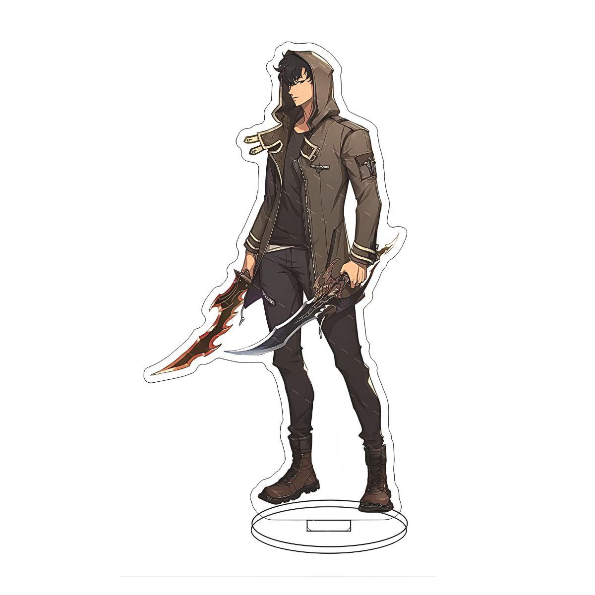 Solo Leveling Sung Jin-Woo Cape Acrylic Figure - Nakama Lebanon