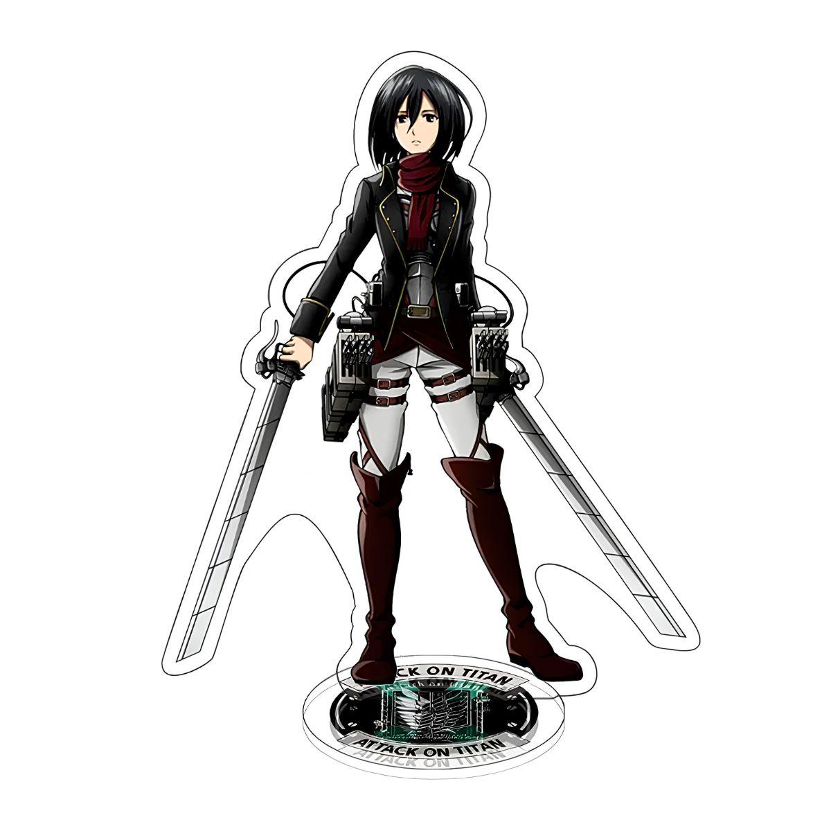 Attack on Titan Mikasa Ackerman Acrylic Figure - Nakama Lebanon