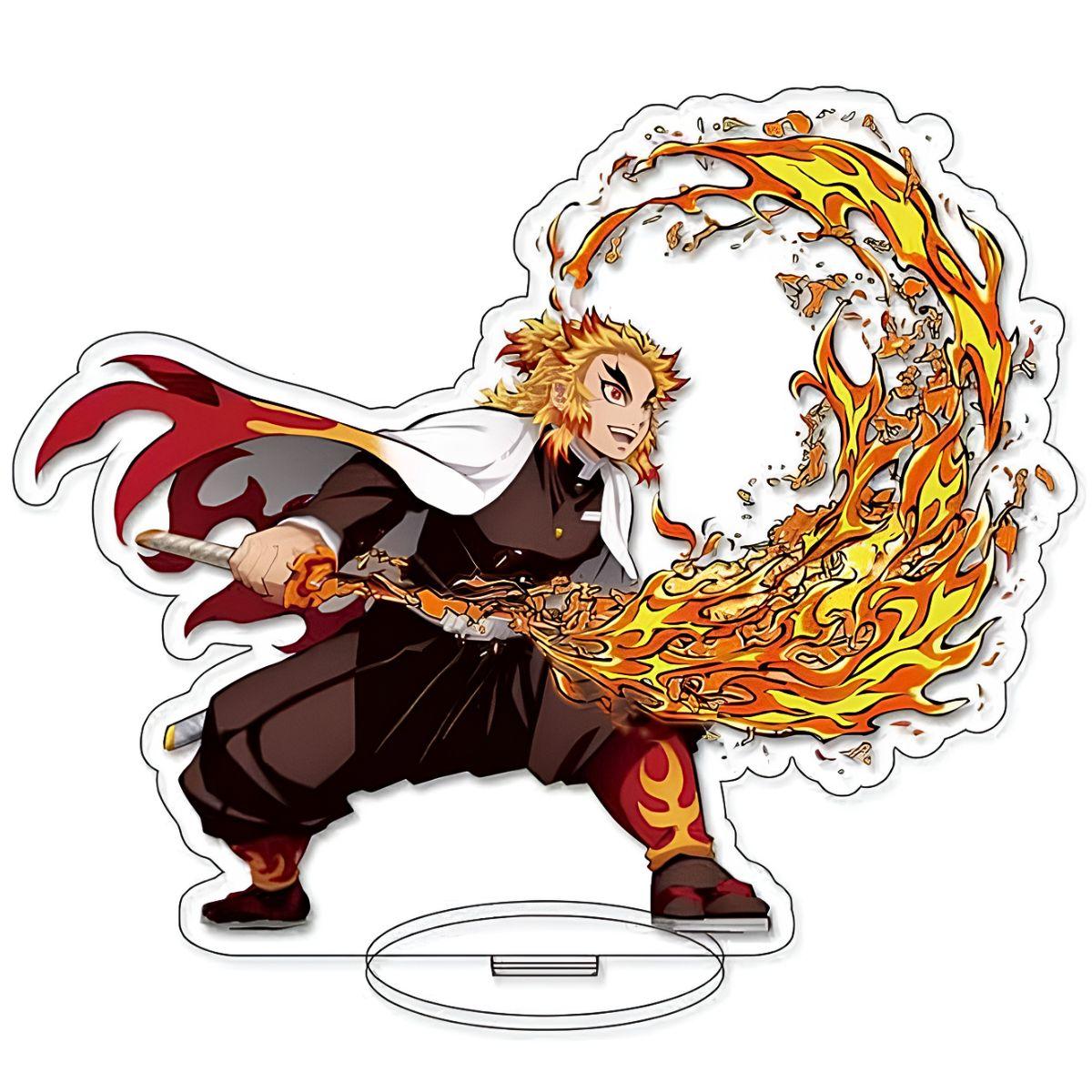 Demon Slayer Rengoku Kyojuro Acrylic Figure - Nakama Lebanon