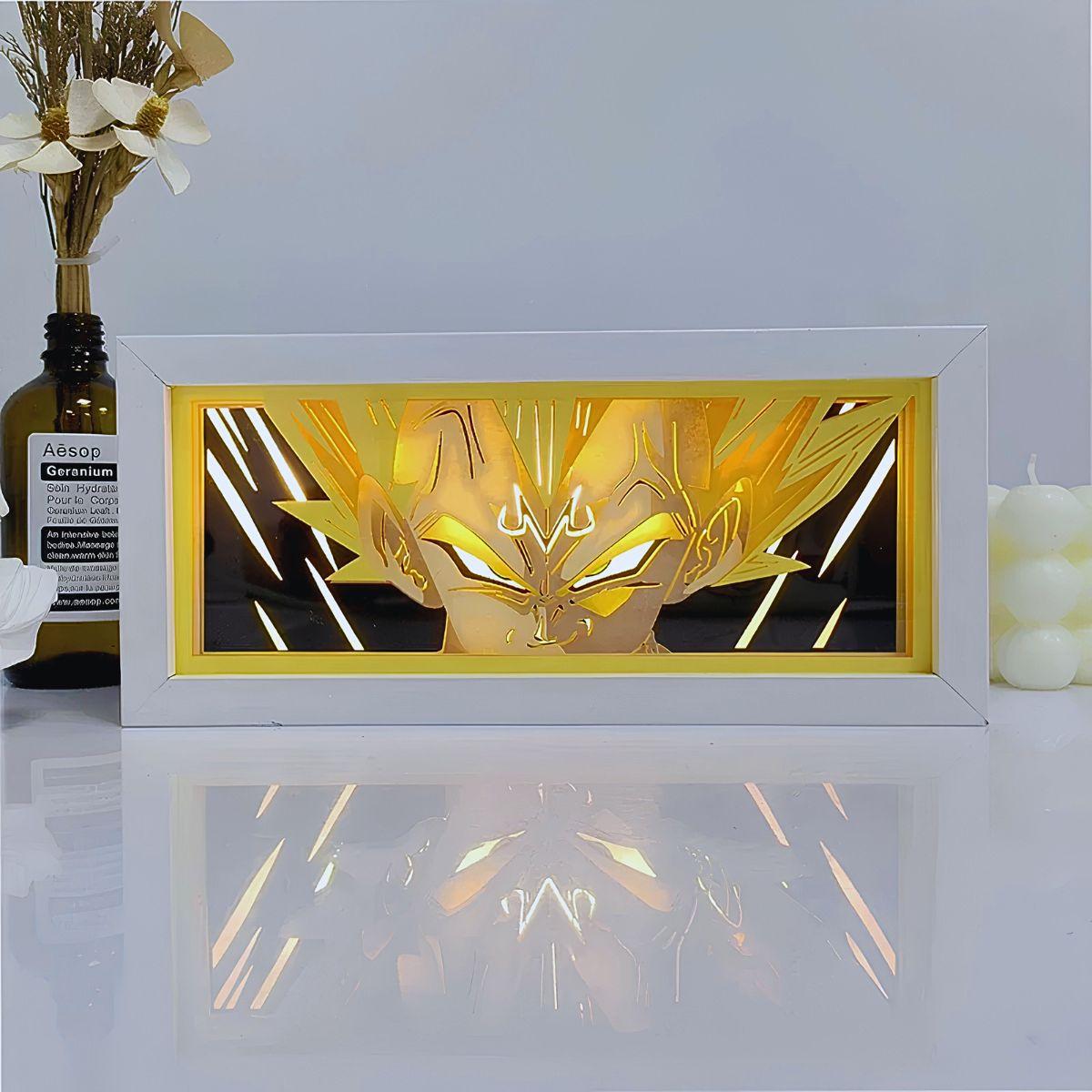 Dragon Ball Vegeta 3D LED Light Box - Nakama Lebanon