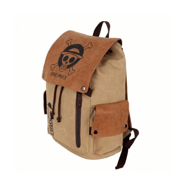 One Piece Canvas PU Leather Anime Backpack - Nakama Lebanon