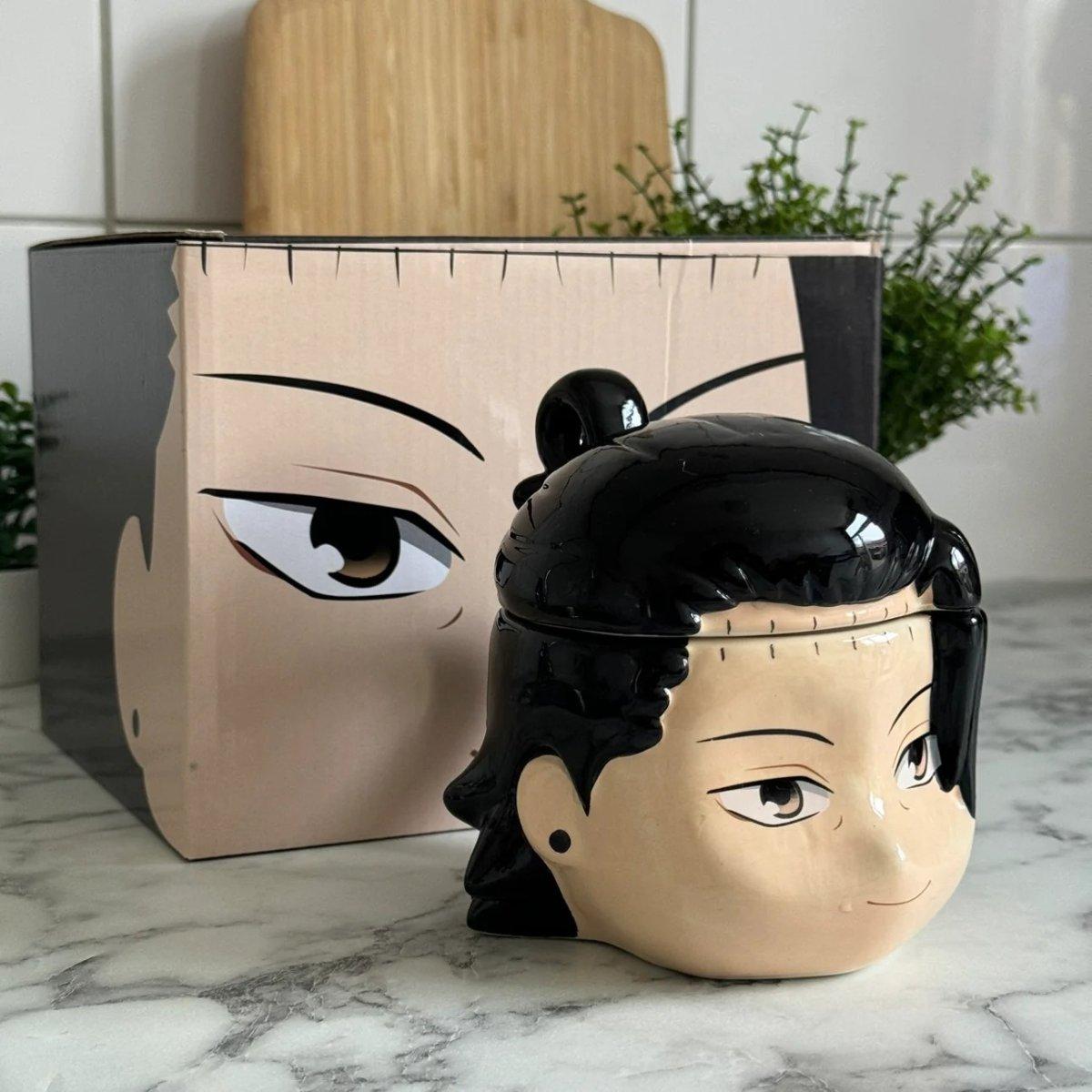 Jujutsu Kaisen Satoru Gojo Geto Ceramic Mug detail shot – Anime Mug Gift Lebanon