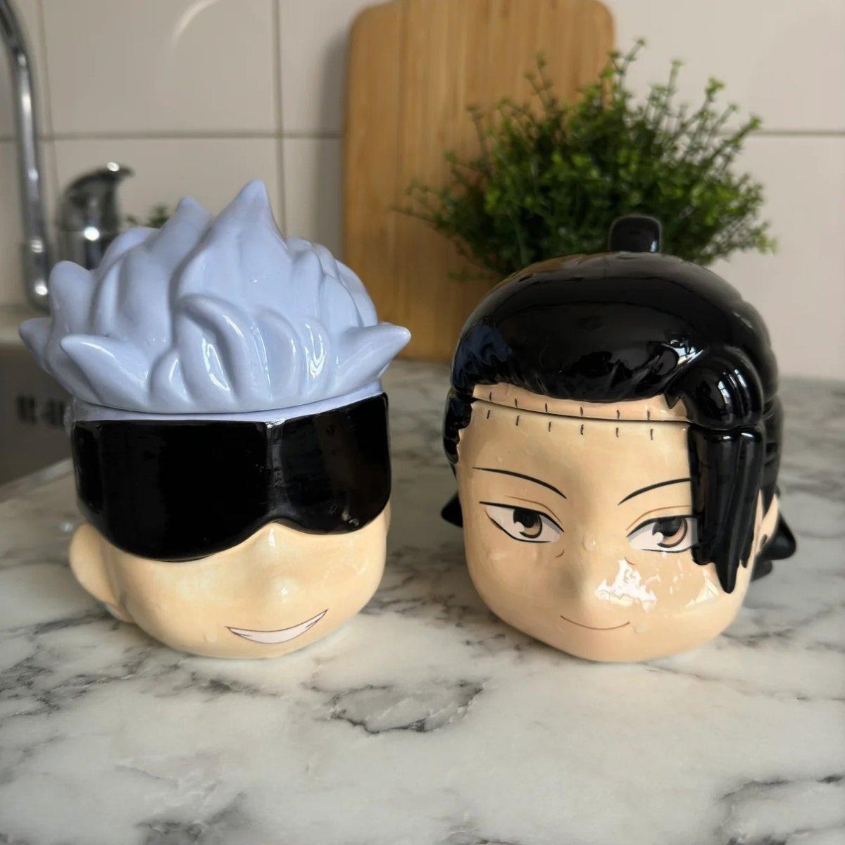 Jujutsu Kaisen Satoru Gojo Geto Ceramic Mug detail shot – Anime Mug Gift Lebanon