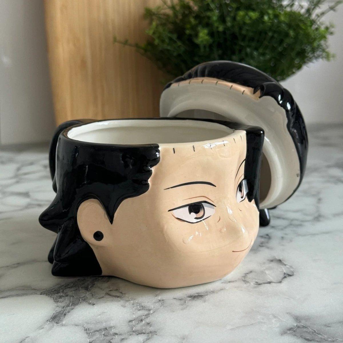 Jujutsu Kaisen Satoru Gojo Geto Ceramic Mug detail shot – Anime Mug Gift Lebanon