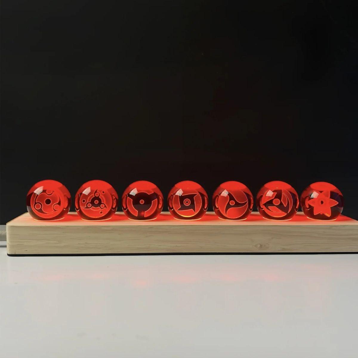 Naruto Sharingan Crystal Ball Night Light Lamp Set - Nakama Lebanon