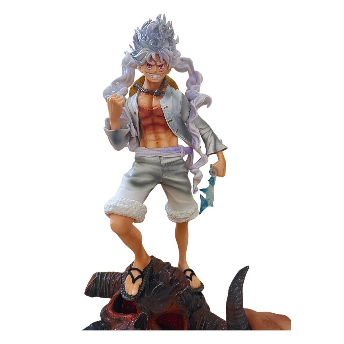 One Piece Monkey D. Luffy Gear 5 Nika PVC Figure 39cm – Anime Figure Gift Lebanon