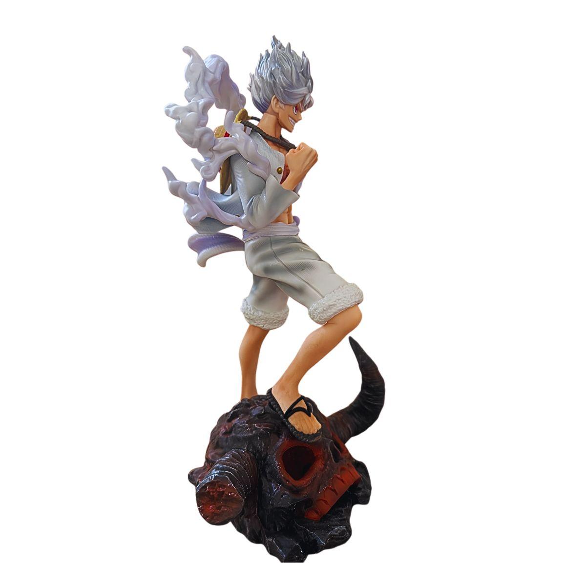 One Piece Monkey D. Luffy Gear 5 Nika PVC Figure 39cm detail shot – Anime Figure Gift Lebanon