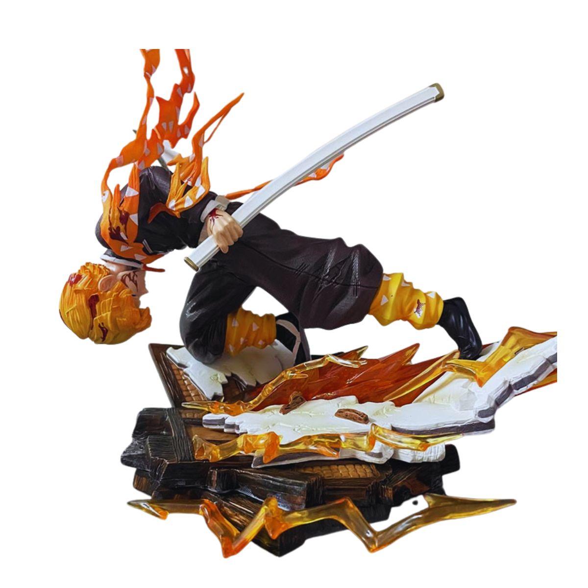 Demon Slayer Agatsuma Zenitsu PVC Figure 28cm – Anime Figure Gift Lebanon