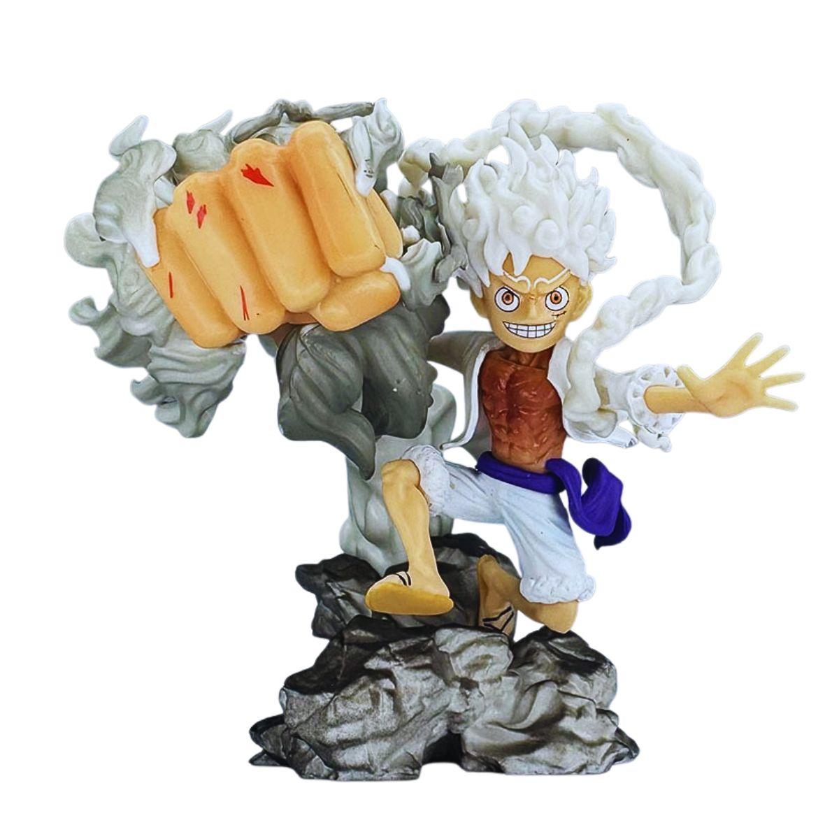 One Piece Monkey D. Luffy Nika Mini Gear 5 PVC Figure 12cm – Anime Figure Gift Lebanon