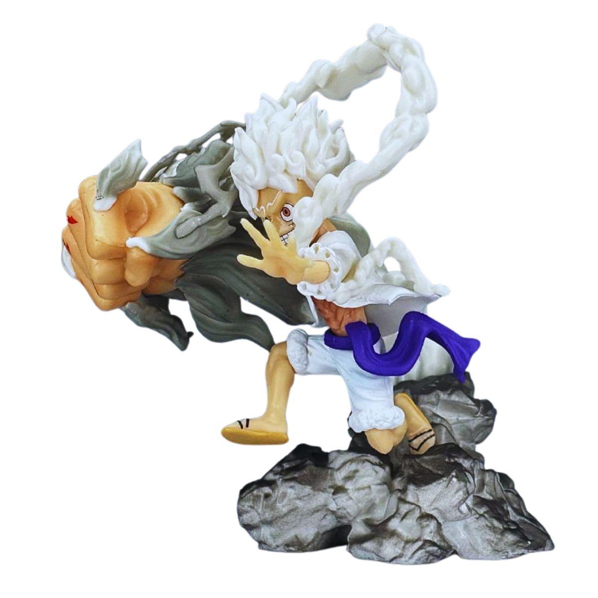 One Piece Monkey D. Luffy Nika Mini Gear 5 PVC Figure 12cm – Anime Figure Gift Lebanon