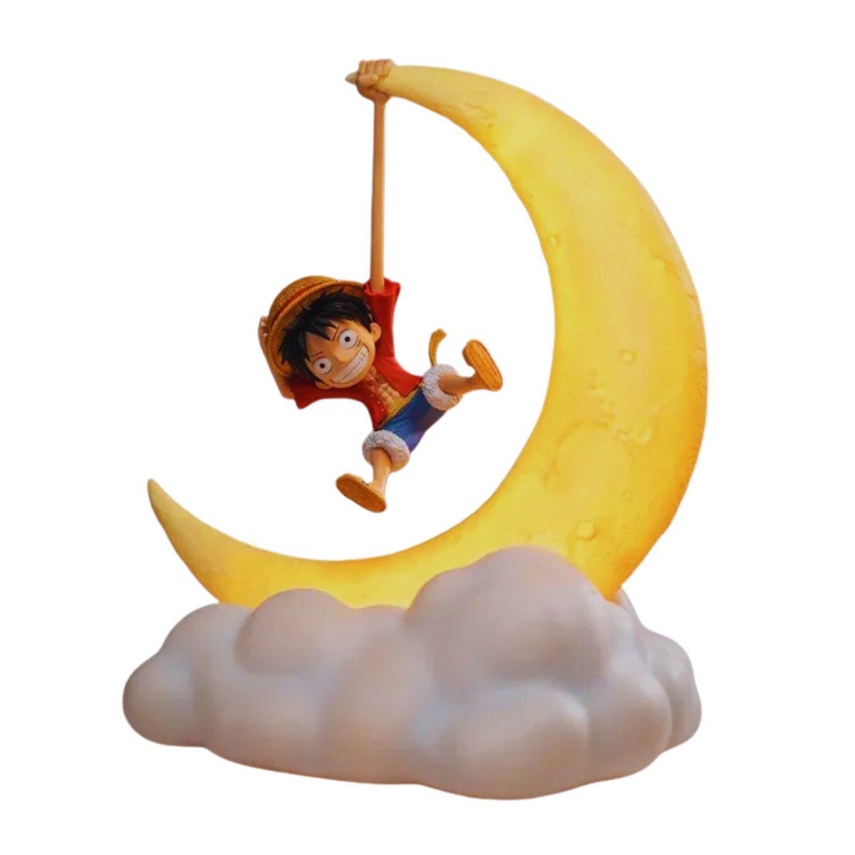 One Piece Monkey D. Luffy Magnetic Moon Lamp 20cm – Anime Night Light Gift Lebanon