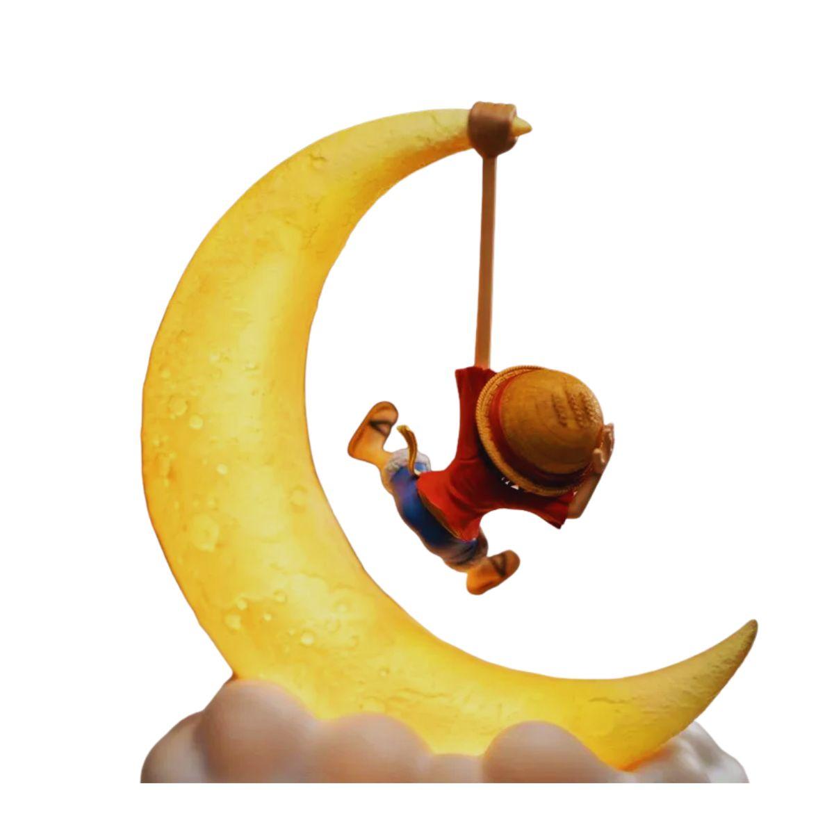 One Piece Monkey D. Luffy Magnetic Moon Lamp 20cm – Anime Night Light Gift Lebanon
