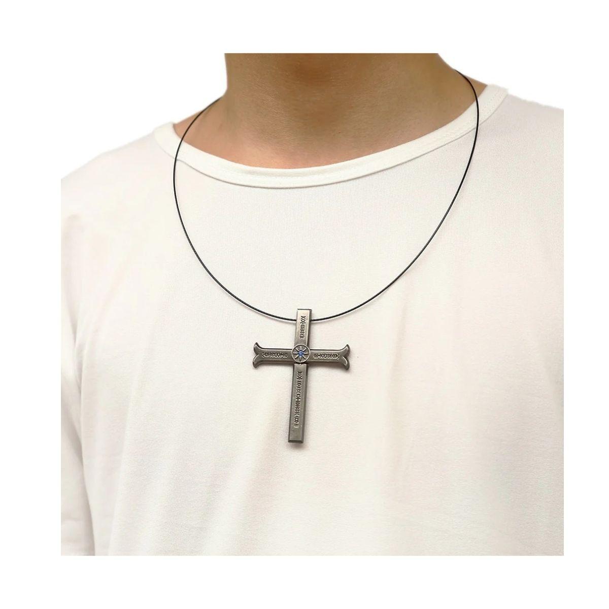 One Piece Dracule Mihawk Cross Necklace - Nakama Lebanon