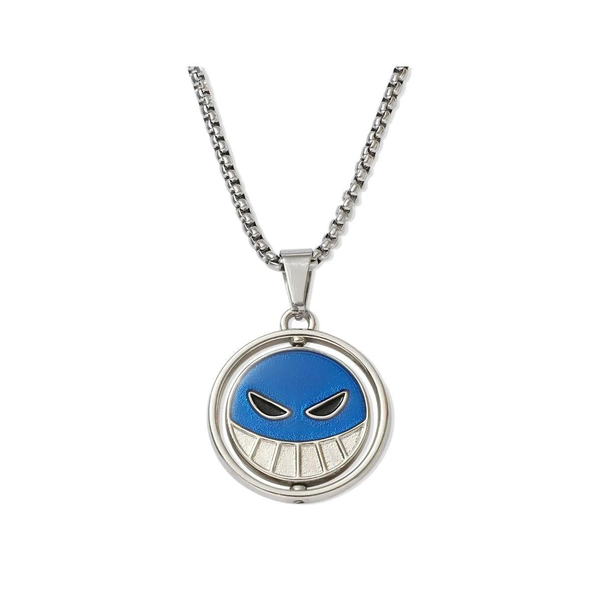 One Piece Portgas D Ace Metal Necklace - Nakama Lebanon