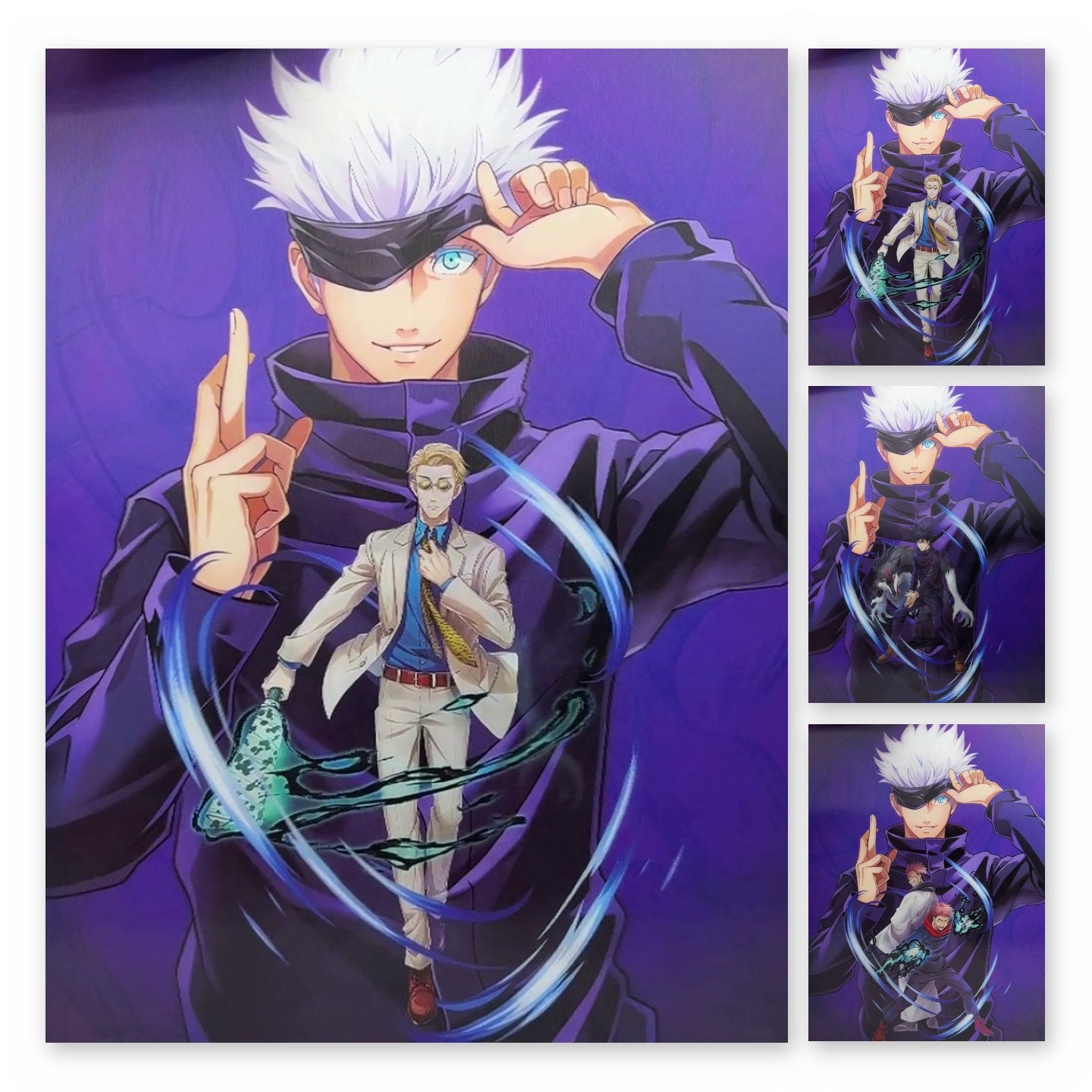 Jujutsu Kaisen Gojo 3D Lenticular Poster 29.5x39.5cm - Nakama Lebanon