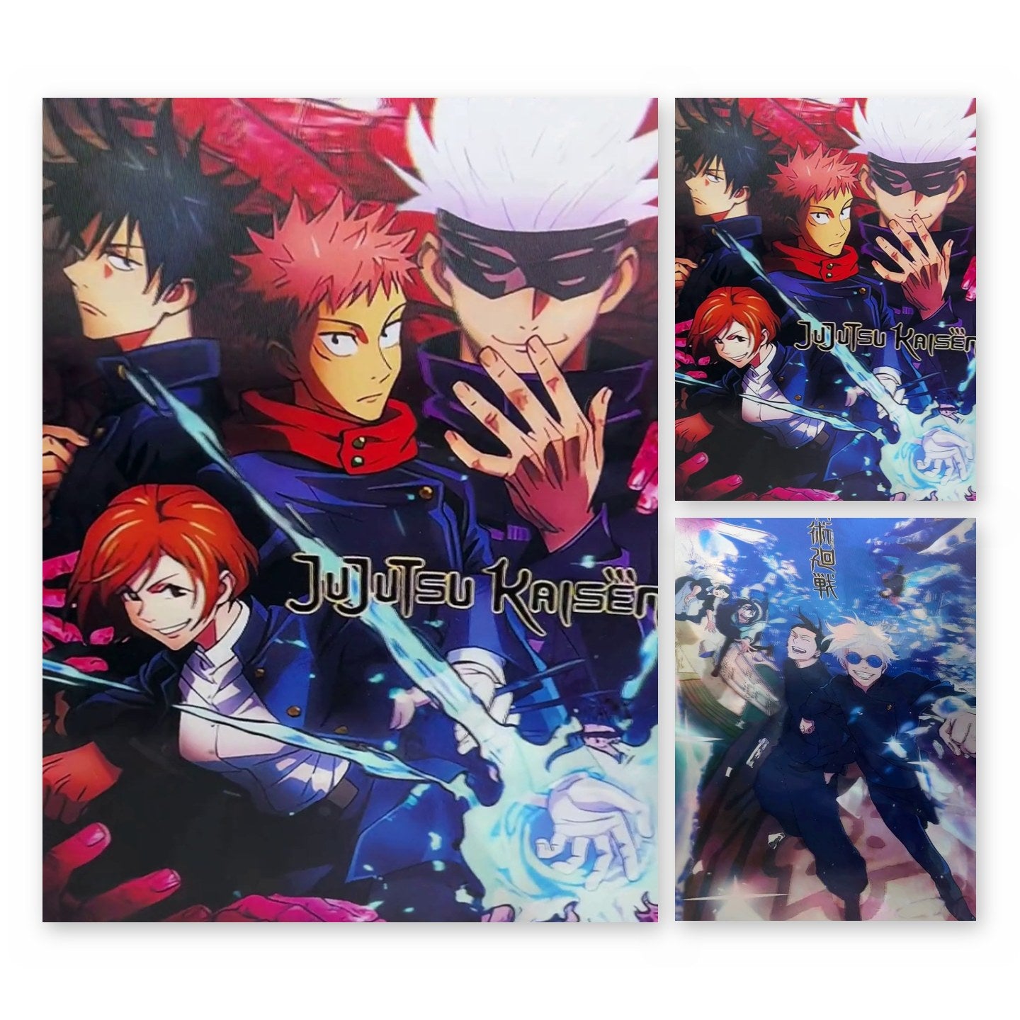 Jujutsu Kaisen Gojo V2 3D Lenticular Poster 29.5x39.5cm - Nakama Lebanon