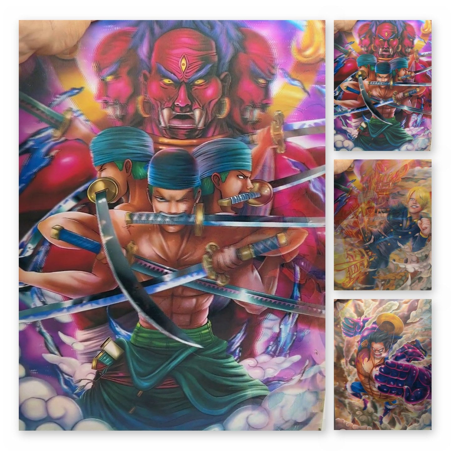 One Piece Monster Trio 3D Lenticular Poster 29.5x39.5cm - Nakama Lebanon
