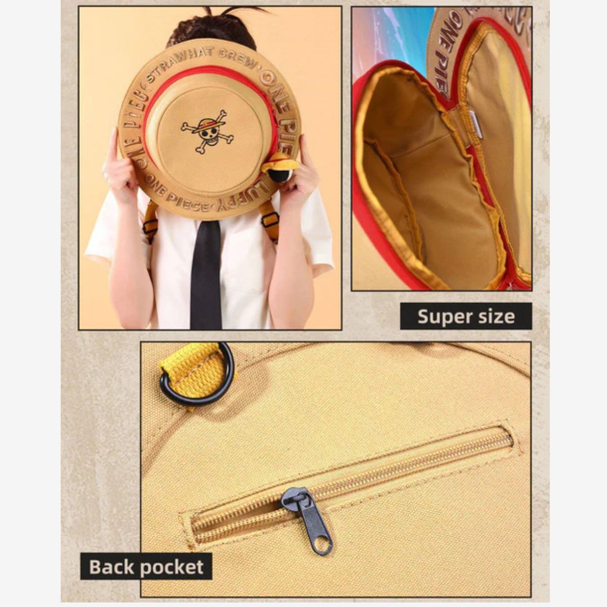 Straw hat Backpack