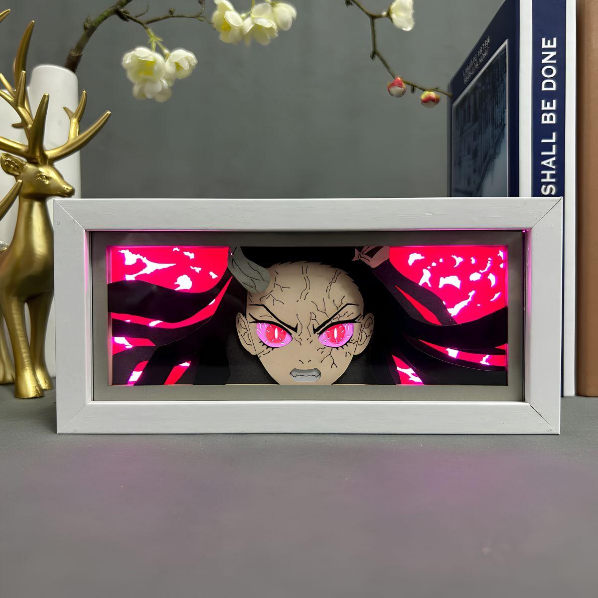 Demon Slayer Nezuko 3D LED Light Box - Nakama Lebanon