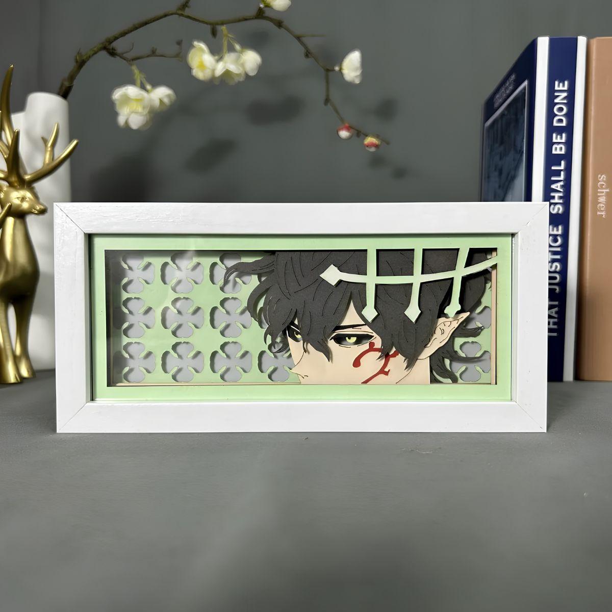 Black Clover Yuno 3D LED Light Box - Nakama Lebanon