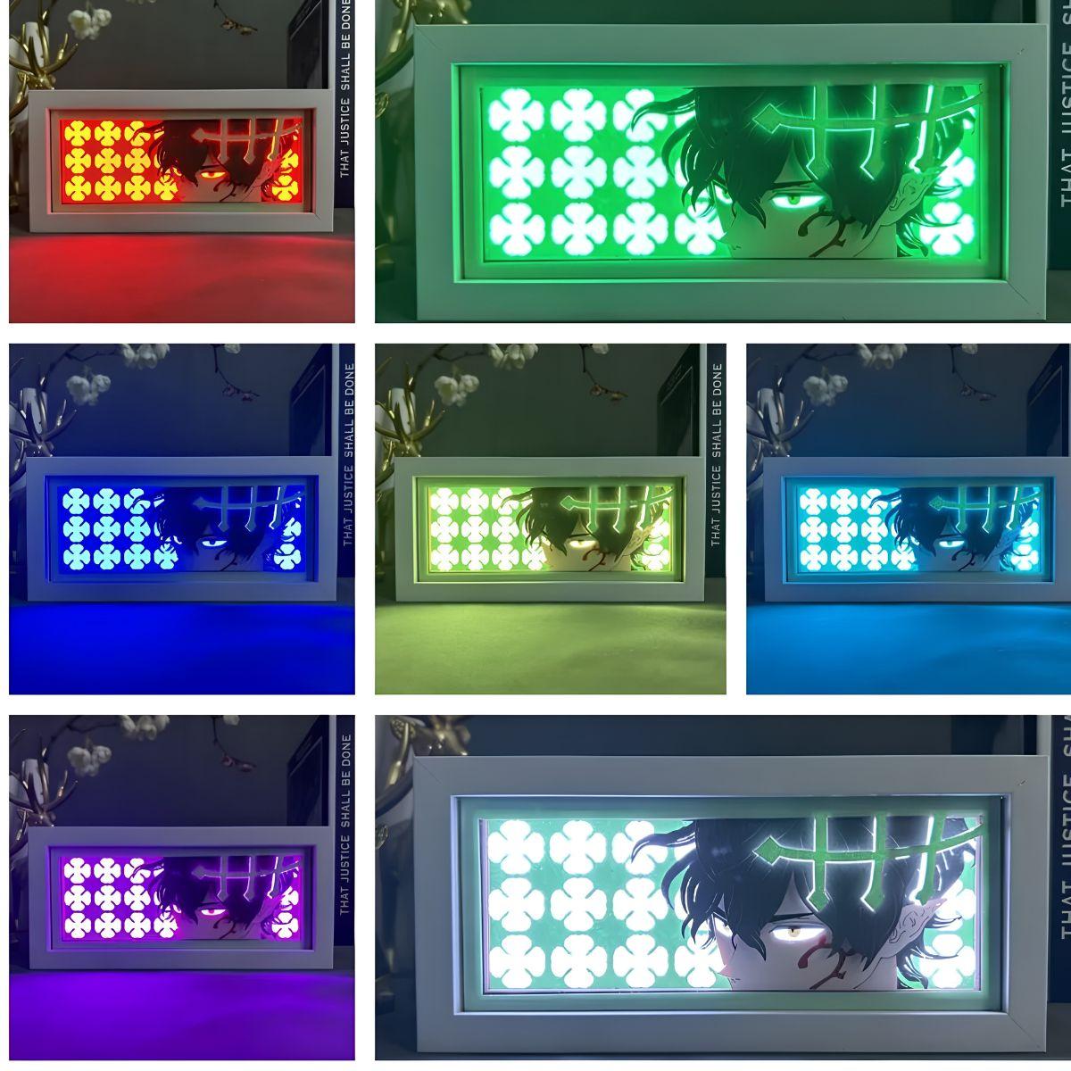 Black Clover Yuno 3D LED Light Box - Nakama Lebanon