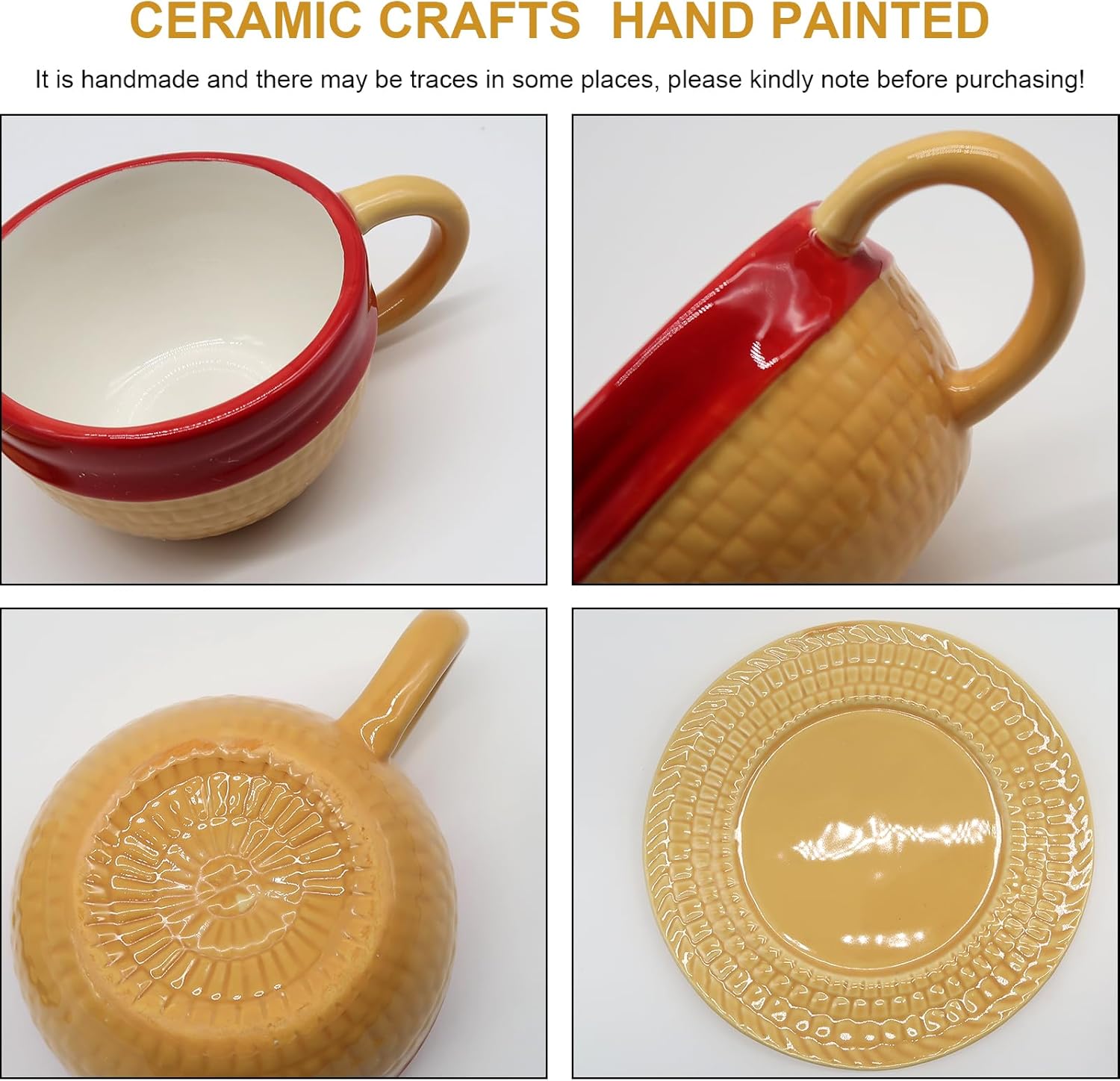 Ceramic Cup Straw Hat