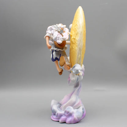 One Piece Nika Moon LED Luffy Gear 5 PVC Figure 28cm - Nakama Lebanon