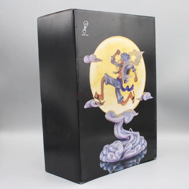 One Piece Nika Moon LED Luffy Gear 5 PVC Figure 28cm - Nakama Lebanon