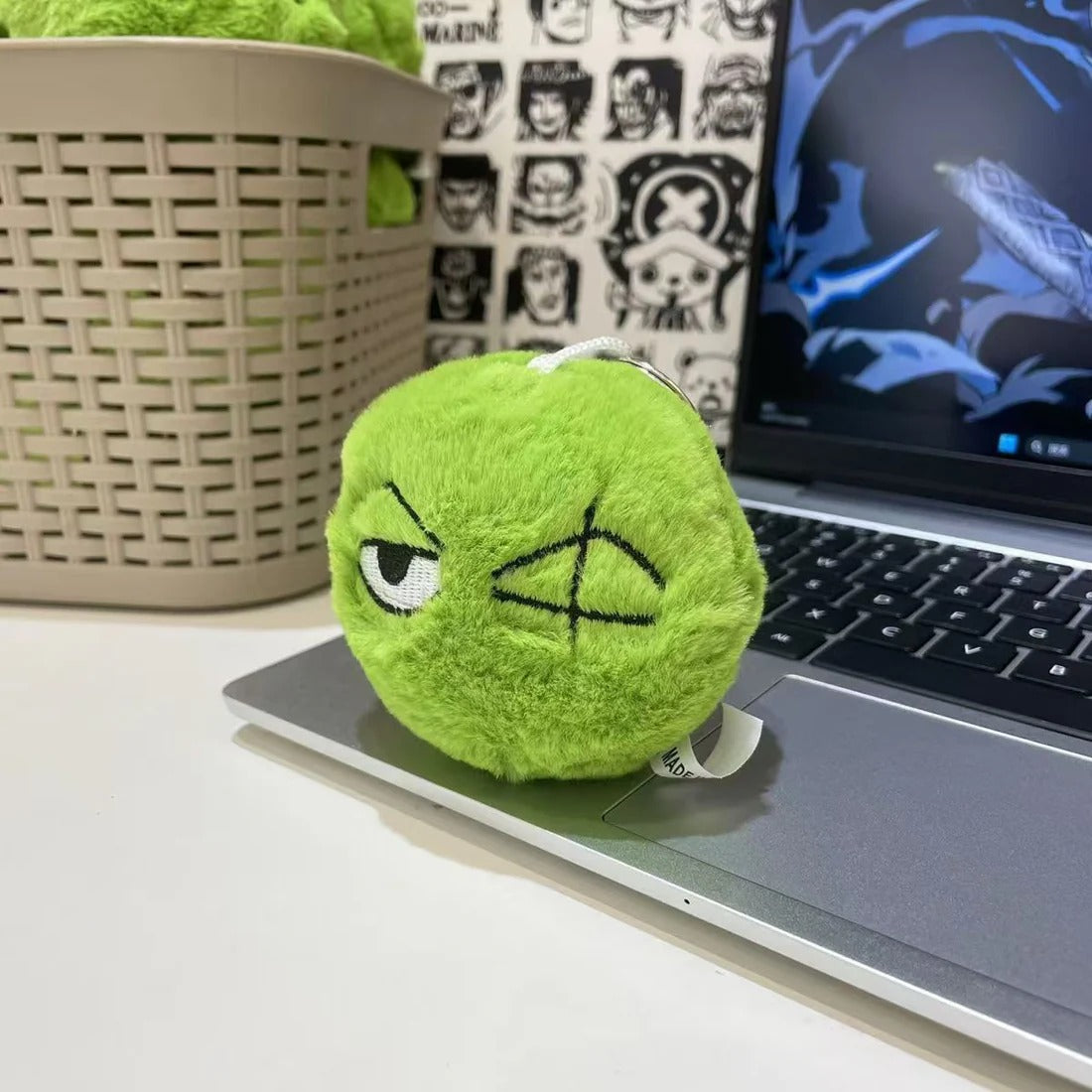 One Piece Roronoa Zoro Pendant Plush Keychain - Nakama Lebanon