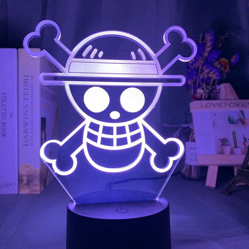 One Piece logo LED Light