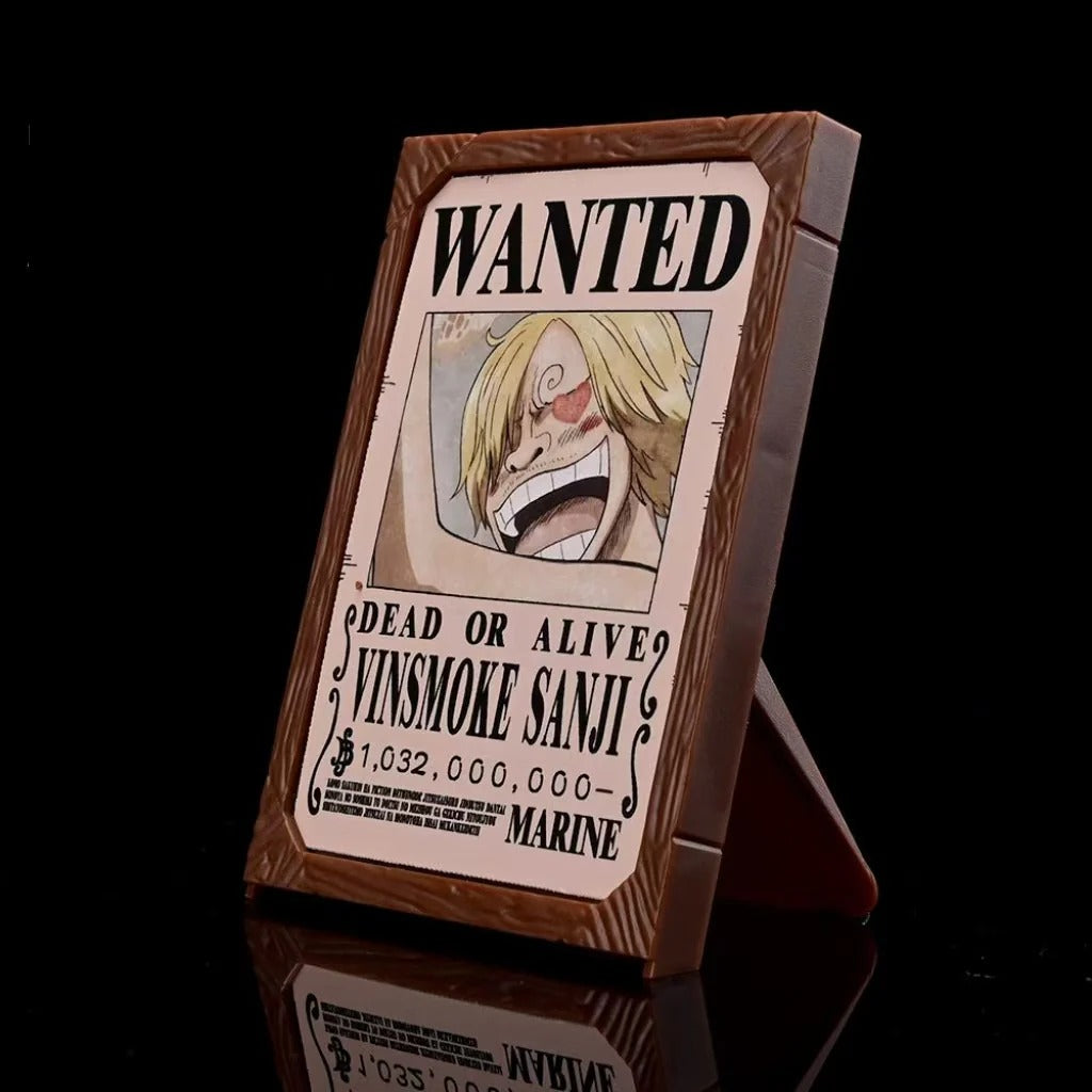 One Piece Bounty Wanted Poster Stand Anime Merch - Nakama Lebanon