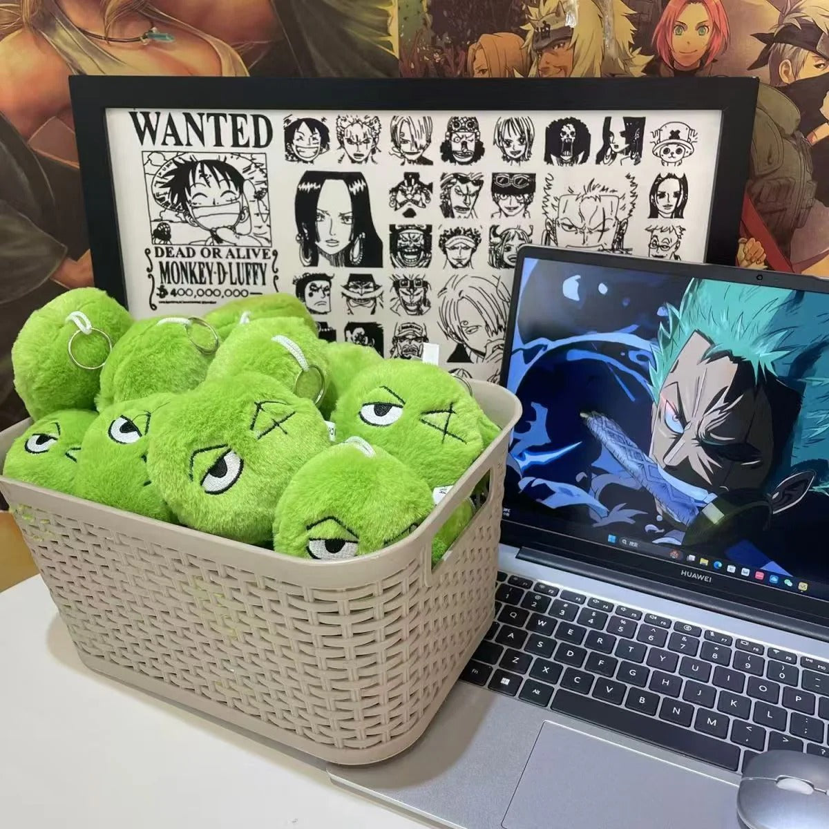 One Piece Roronoa Zoro Pendant Plush Keychain - Nakama Lebanon