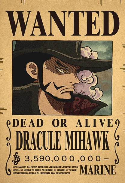One Piece Wanted Poster