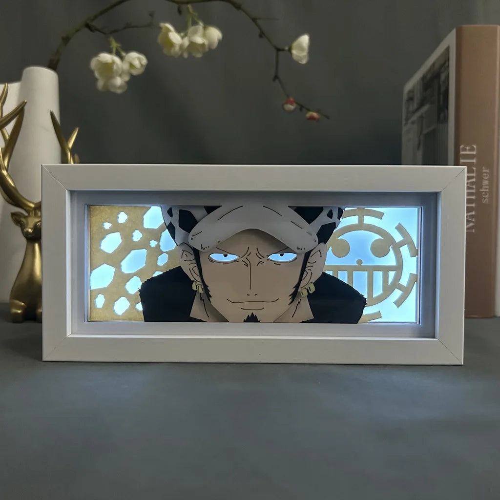 One Piece Law 3D LED Light Box - Nakama Lebanon