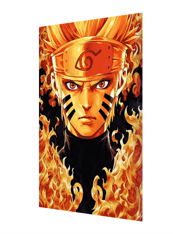 Naruto Sasuke Kakashi 3D Lenticular Poster 29.5x39.5cm - Nakama Lebanon