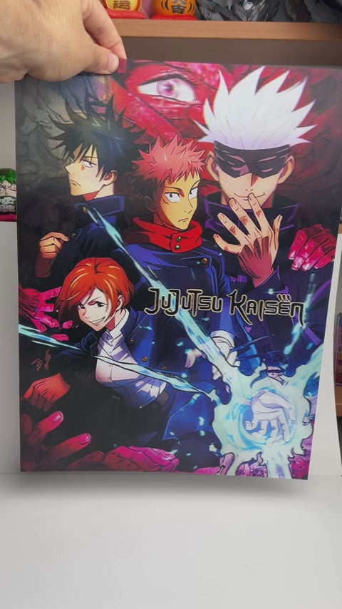 3D Poster Jujutsu Kaisen Gojo V2