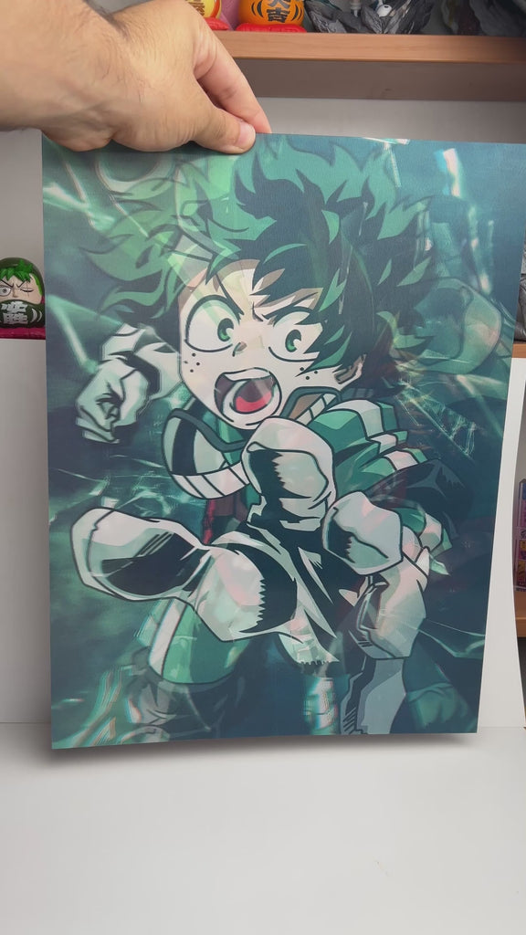 3D Poster My Hero Academia Deku