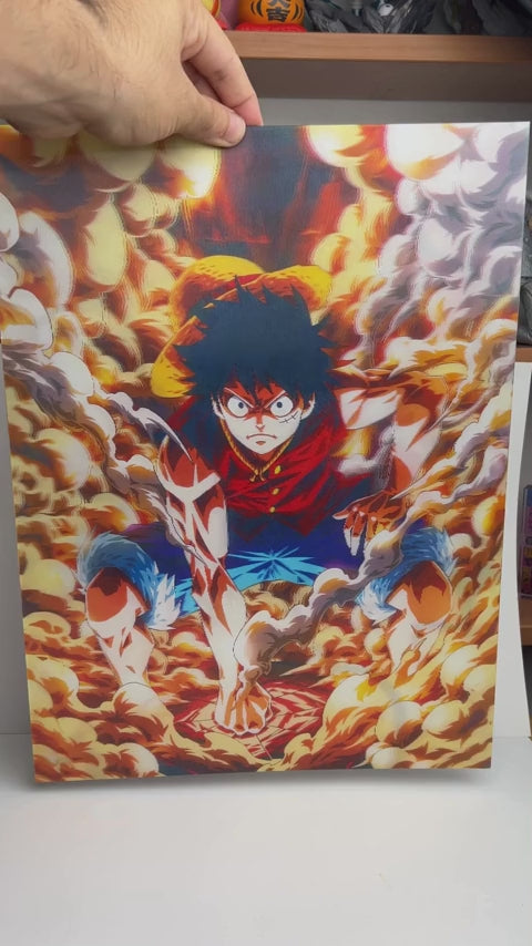3D Poster One Piece Gear 2 pose