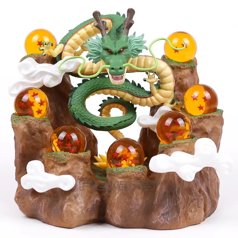 Dragon Ball Shenron figure with crystall ball